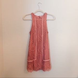 Urban Outfitters Orange Lace Dress Size S